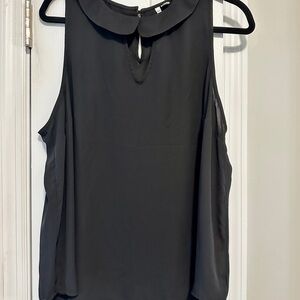 LC Lauren Conrad Sleeveless Black Blouse
